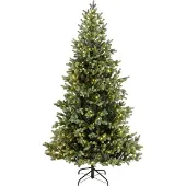 Everlands Emerald Spruce artificial Christmas tree with retro LED lights, 180 cm