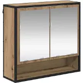 vidaXL Wandregal Artisan-Eiche 65 x 20 x 60 cm
