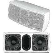 Omnitronic 11036909, Voller Bereich, Verkabelt, 15 W, 120 - 22000 Hz, 8 Ohm, Weiß