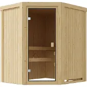 Karibu Innensauna Divna inkl. Saunaofen 3,6kW integr. Steuerung