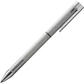 Lamy Schreibset logo twin pen brushed 606, Multifunktionsstift und Lederetui