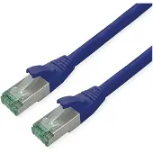 Roline RM Patchkabel Cat.6A S/FTP (PiMF), blau, 15 m