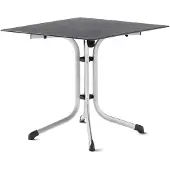 Sieger 5130-20 Klapptisch Polytec (HPL) 80x80 cm Stahlgestell graphit / Tischplatte Polytec (HPL) Schiefer anthrazit
