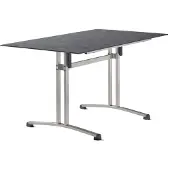 Sieger Gastro Tisch Polytec Säulenklappgestell 140x80 cm