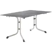 Sieger Boulevard-Klapptisch Polytec 160x90 cm Aluminium