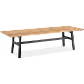 Niehoff Tavo Tisch 240x95 cm Aluminium/Teak