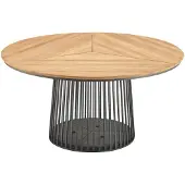 Solpuri Grid Gartentisch Aluminium Ø150 cm
