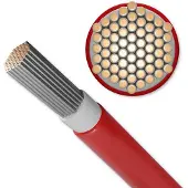 Qoltec 53852, Kabel, Kupfer, Freistehend, Rot, 6 mm², 1500 V