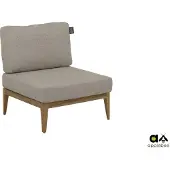Apple Bee Lisa Lounge Mittel Element Teak/Olefin