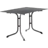 Sieger 5160-30 Kl.-Tis.Po.120x80 Polytec,e-grau/Sch.antr.