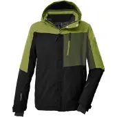Killtec Skijacke "KSW 52 MN SKI JCKT" Wasserdichte, atmungsaktive Herrenjacke mit Schneefang und Taschen