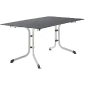 Sieger Boulevard-Klapptisch Polytec 160x90 cm Aluminium