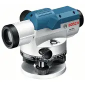 Bosch Optisches Nivelliergerät GOL 20 D, mit Baustativ BT160, Messstab GR 500