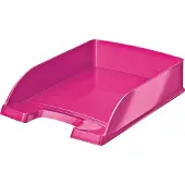 Leitz Ablagekorb Wow 5226, DIN A4, 5 Stück, pink