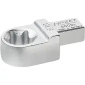 Hazet Einsteck Ringschlssel 6609C-E18 9 x 12 mm Einsteck-Vierkant massiv Auen TORX Profil SW E18