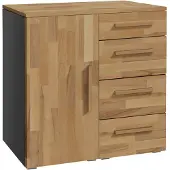 Hasena Accessoires Qunito Kommode Massivholz 90x50x85 cm - teilmontiert