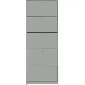 Mäusbacher Flap Schuhschrank mit 5 Klappen 60x168x16 cm