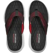 SKECHERS Zehentrenner Vapor Foam Sandal 232894/BKRD Schwarz 41