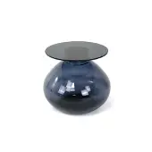 Concept Anna Beistelltisch Glas schwarz