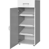 Wimex Multiraumkonzept Schuhschrank 1 Tür 1 Schublade Weiß Holzwerkstoff