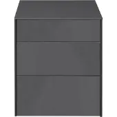 Mäusbacher Imola Kommode Holzwerkstoff/Glas 52x63x42 cm Anthrazit matt lack/Glas Anthrazit glanz