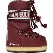 Moon Boot Schneestiefel Moon Icon Nylon Kinder Burgundy-Schuhgröße 23 - 26