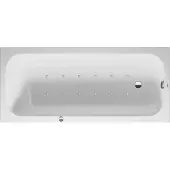 Duravit Whirlwanne Qatego 180x80cm, Air-Sys, EB-Version, 1 RS, we.