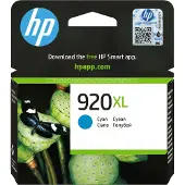HP 920XL Cyan Original Druckerpatrone mit hoher Reichweite, Hohe (XL-) Ausbeute, Cyan, Tinte auf Farbstoffbasis, 1 Stück(e), 700 Seiten