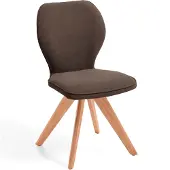 NIEHOFF SITZMÖBEL Colorado Trend-Line Design-Stuhl Gestell Kernbuche - Webstoff