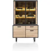 Henders & Hazel Avalon Buffet mit LED HPL/Metallgestell 206x127 cm