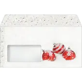 Sigel Weihnachts-Briefumschlag Winter Flair, gummiert, Fensterstanzung, DIN lang, 50 Stück