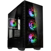 Kolink Observatory Y ARGB, Midi Tower, PC, Schwarz, ATX, EATX, micro ATX, Mini-ITX, ABS, SPCC, Gehärtetes Glas, Multi