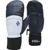 Black Diamond - Freeride Fäustlinge aus PrimaLoft - W Spark Mitts Charcoal Belay Blue für Damen aus Leder - Größe S - Navy blau