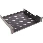 Equip 10" Fachboden fest für Serverschränke 20cm 1U schwarz
