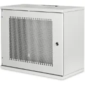 Digitus Wandgehäuse, SOHO, unmontiert - 540x400 mm (BxT), Wandmontiertes Regal, 9U, 60 kg, Ablageschienen, Grau