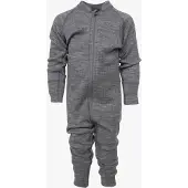 Lindberg Rib Merino Thermounterwäsche-Einteiler Merinowolle, Grey Melange, 86-92