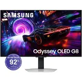 Samsung G80SD, 81,3 cm (32"), 3840 x 2160 Pixel, 4K Ultra HD, OLED, 0,03 ms, Silber