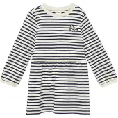 s.Oliver Kleid Leichtes Sweat-Kleid mit glitzerndem Stickerei-Detail