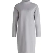 Betty Barclay Strickkleid mit Stehkragen in Light Silver Melange | Gr.: 44