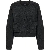 ONLY Strickjacke Piemonte 15344118 Grau Regular Fit