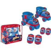 MONDO Toys 18390 Marvel Spiderman Rollschuhe, verstellbar von 22 bis 29