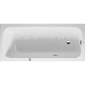 Duravit Whirlwanne QATEGO 170x75 m 1 Rückenschräge Air-System weiß Air-System weiß