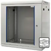 Wirewin 19/ Wandschrank, einteilig, Pro 3nd Generation, Flat-Pack, 600x450mm, hellgrau