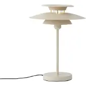 QAZQA Retro-Tischleuchte Beige Stahl 45cm - Pauly