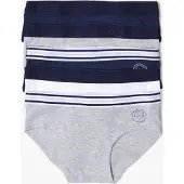 Luca & Lola Claudia Hipster Slip 5er-Pack, Navy/Grey 134–140