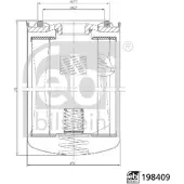 FEBI BILSTEIN Filter, Arbeitshydraulik 198409