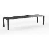 Möbilia OLYMPIA Oslo Ausziehtisch Edelstahl Anthrazit 2 Einlagen 60 cm