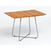 Weishäupl Balcony Klapptisch Teak/Edelstahlgestell 100x70 cm