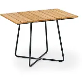 Weishäupl Balcony Klapptisch Teak/Edelstahlgestell 100x70 cm