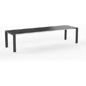 Möbilia OLYMPIA Oslo Ausziehtisch Edelstahl Anthrazit 1 Dreheinlage 60 cm